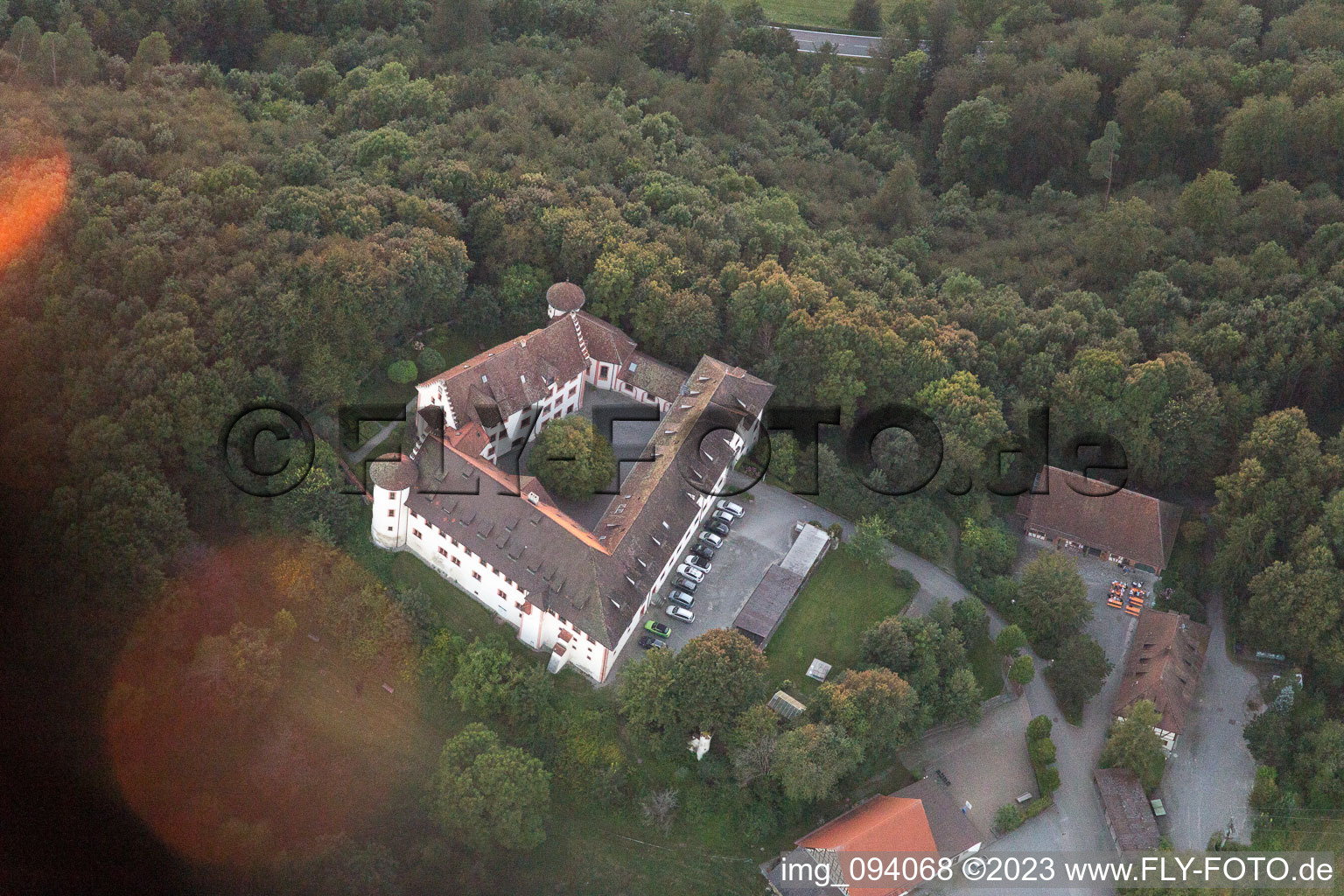Luftaufnahme von Hohenfels, Burg Hohenfels im Bundesland Baden-Württemberg, Deutschland