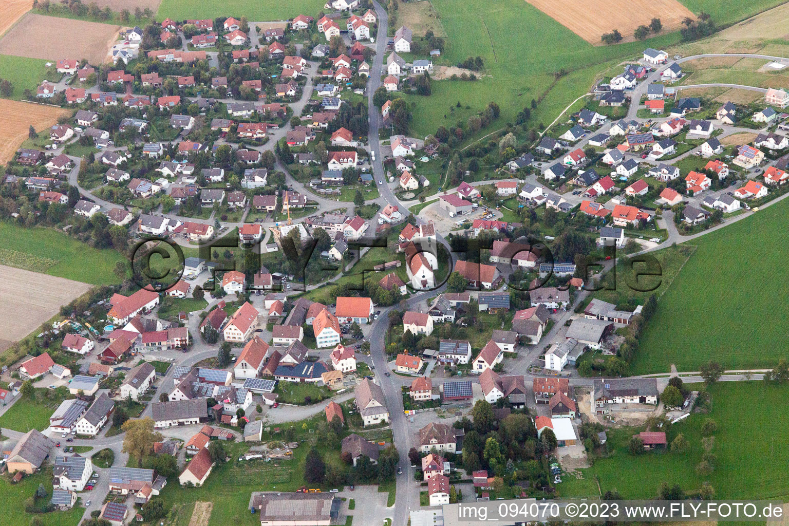 Luftbild von Hohenfels im Bundesland Baden-Württemberg, Deutschland