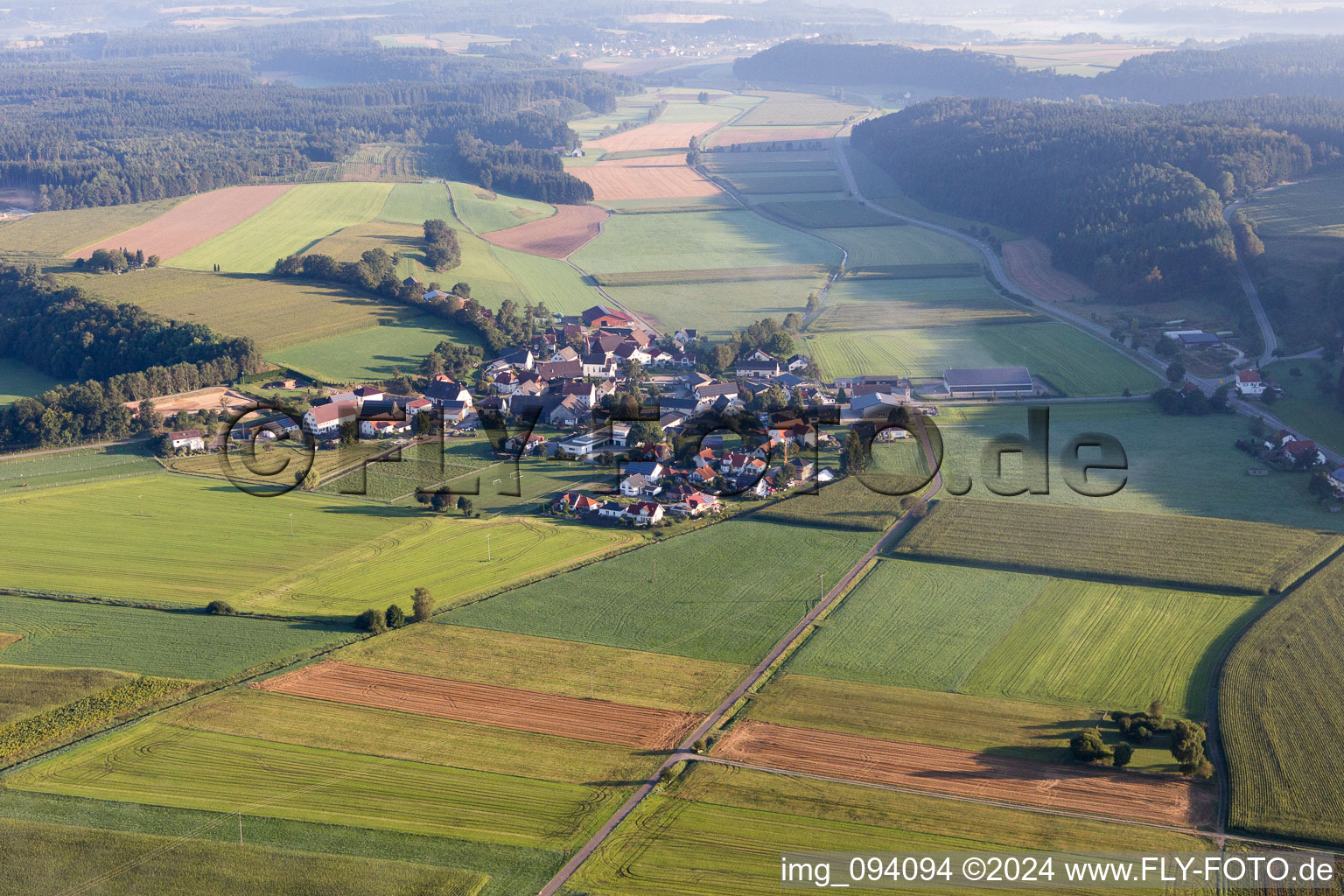 Otterswang von Süden in Pfullendorf im Bundesland Baden-Württemberg, Deutschland