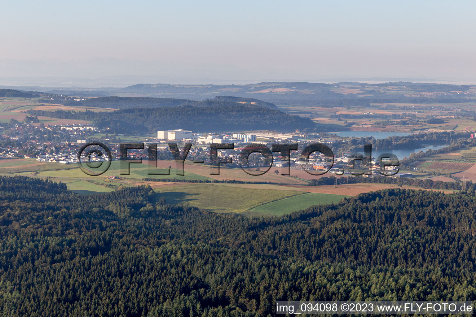 Luftbild von Pfullendorf im Bundesland Baden-Württemberg, Deutschland