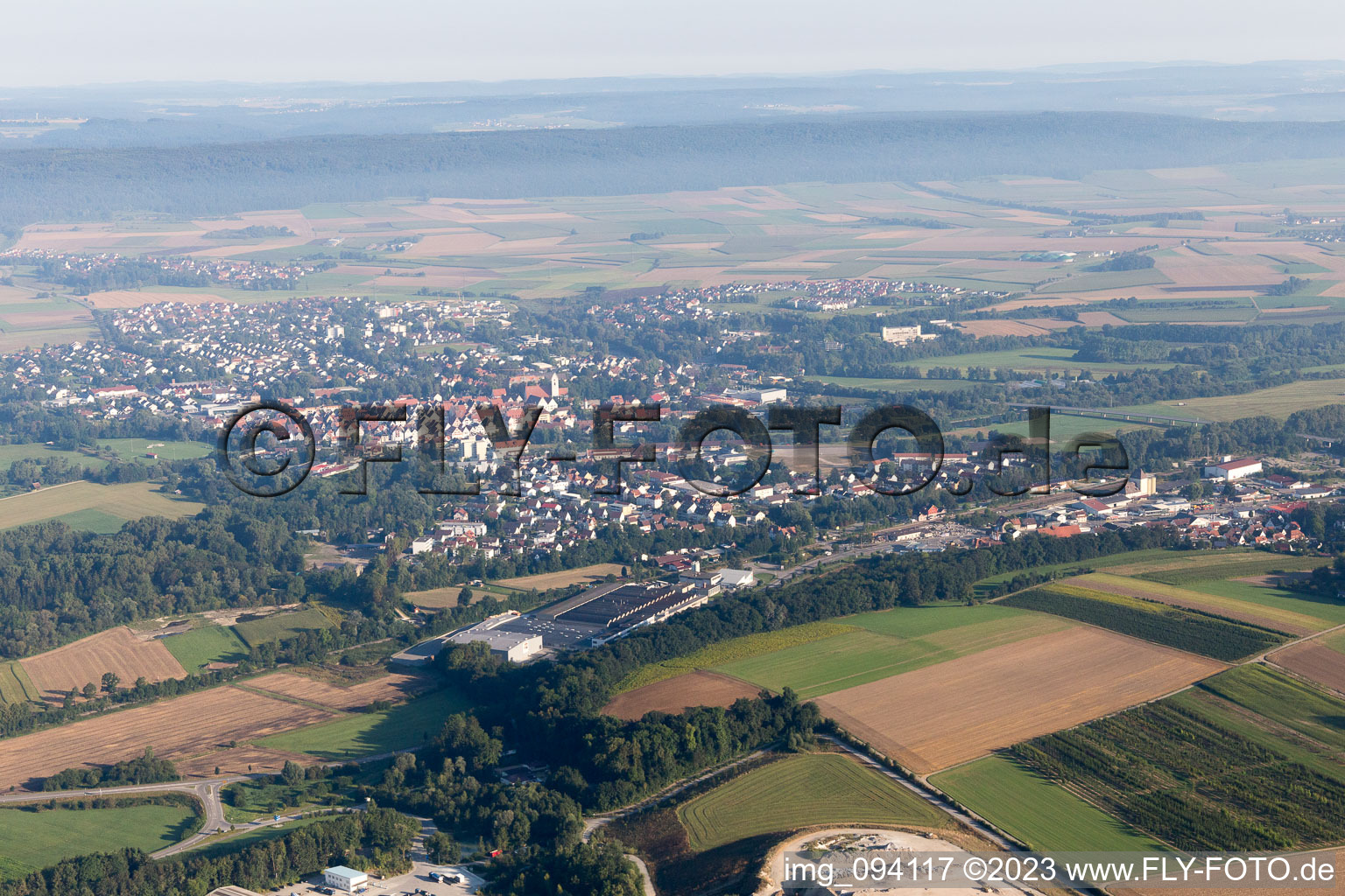 Luftbild von Riedlingen im Bundesland Baden-Württemberg, Deutschland