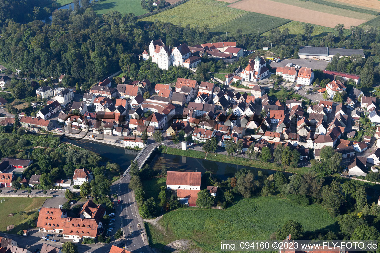 Luftbild von Scheer im Bundesland Baden-Württemberg, Deutschland