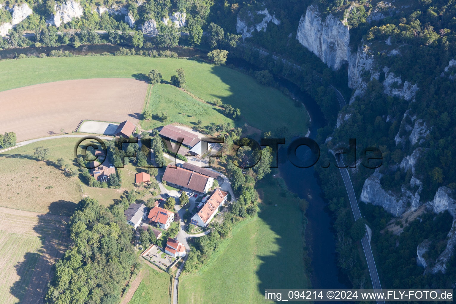 Luftaufnahme von Thiergarten im Bundesland Baden-Württemberg, Deutschland