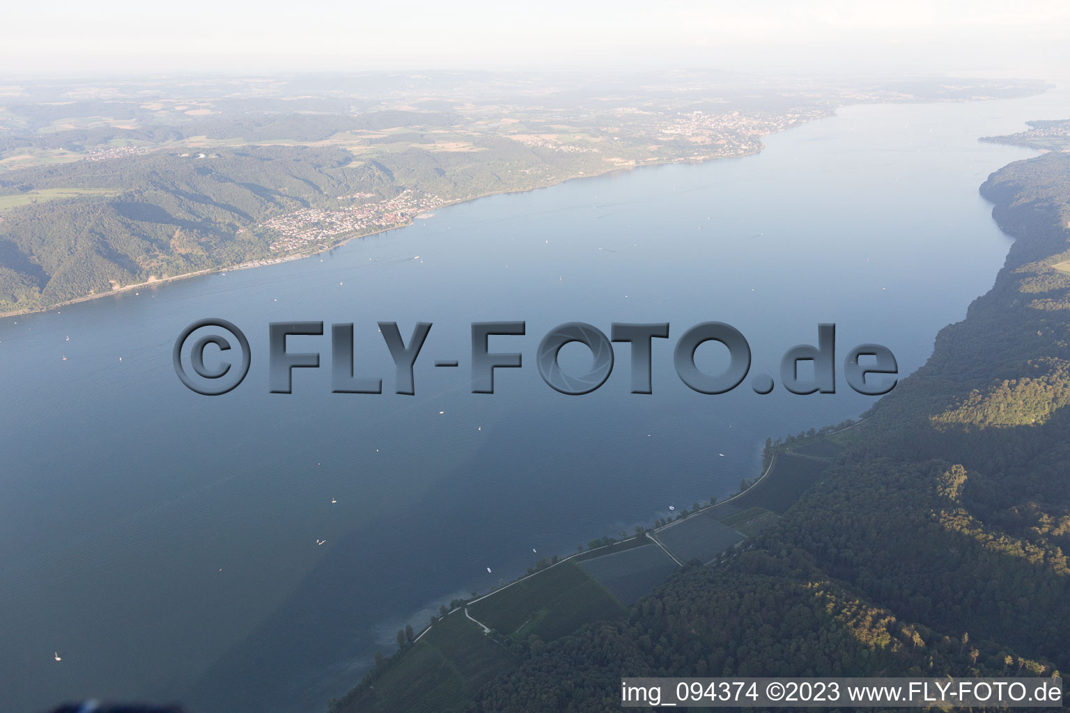 Drohnenbild von Sipplingen im Bundesland Baden-Württemberg, Deutschland