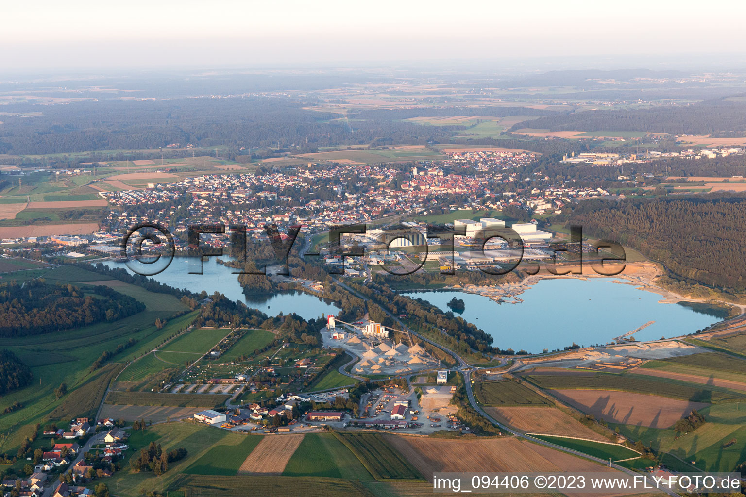 Luftaufnahme von Pfullendorf im Bundesland Baden-Württemberg, Deutschland