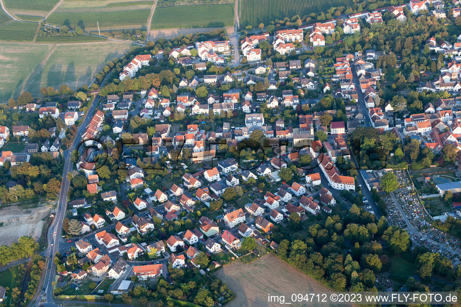 Luftbild von Nieder-Olm im Bundesland Rheinland-Pfalz, Deutschland