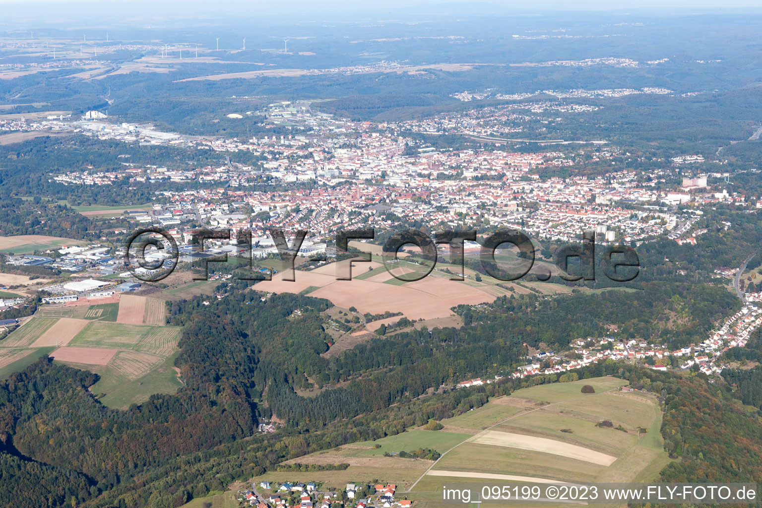 Luftbild von Obersimten im Bundesland Rheinland-Pfalz, Deutschland