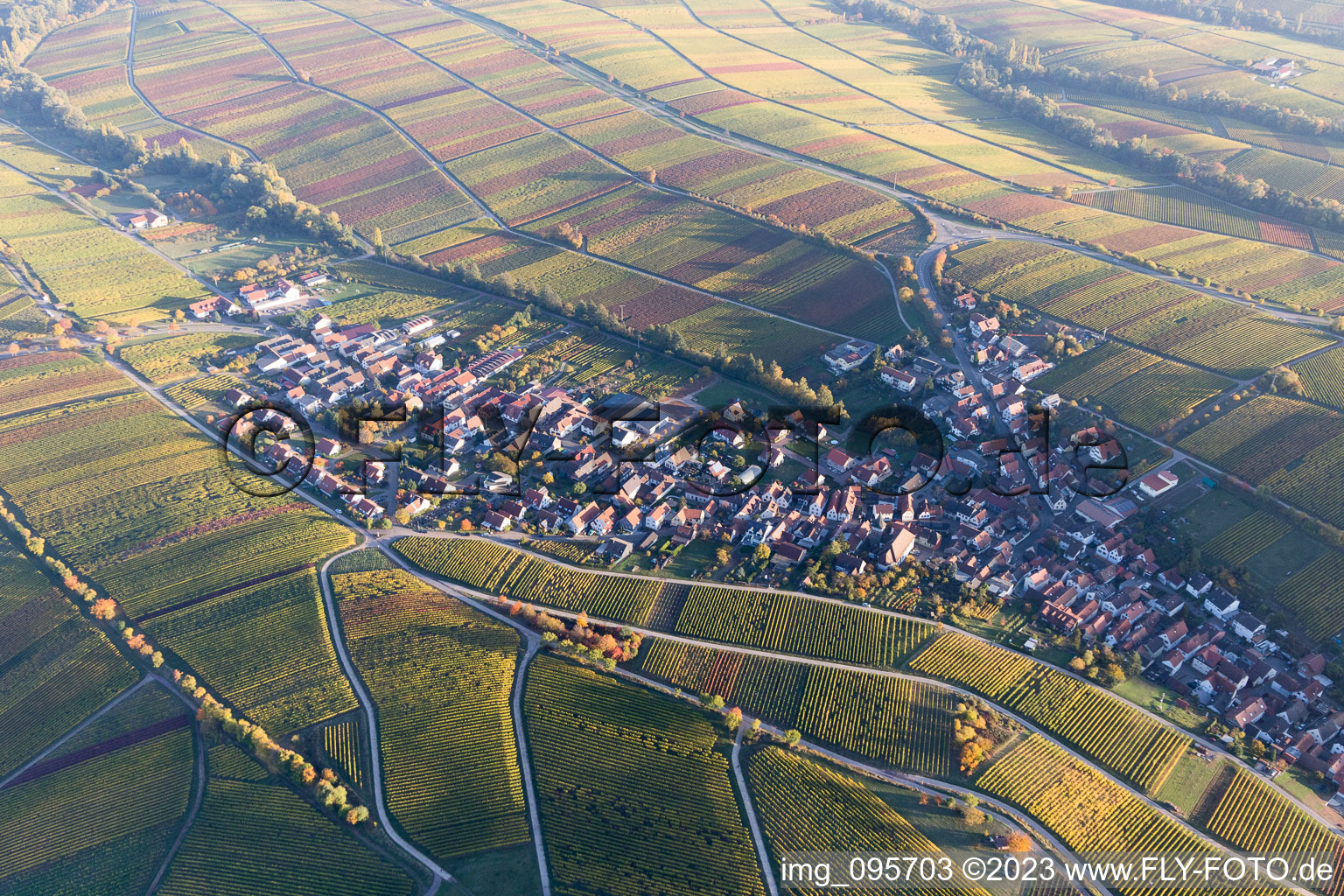 Luftaufnahme von Ranschbach im Bundesland Rheinland-Pfalz, Deutschland