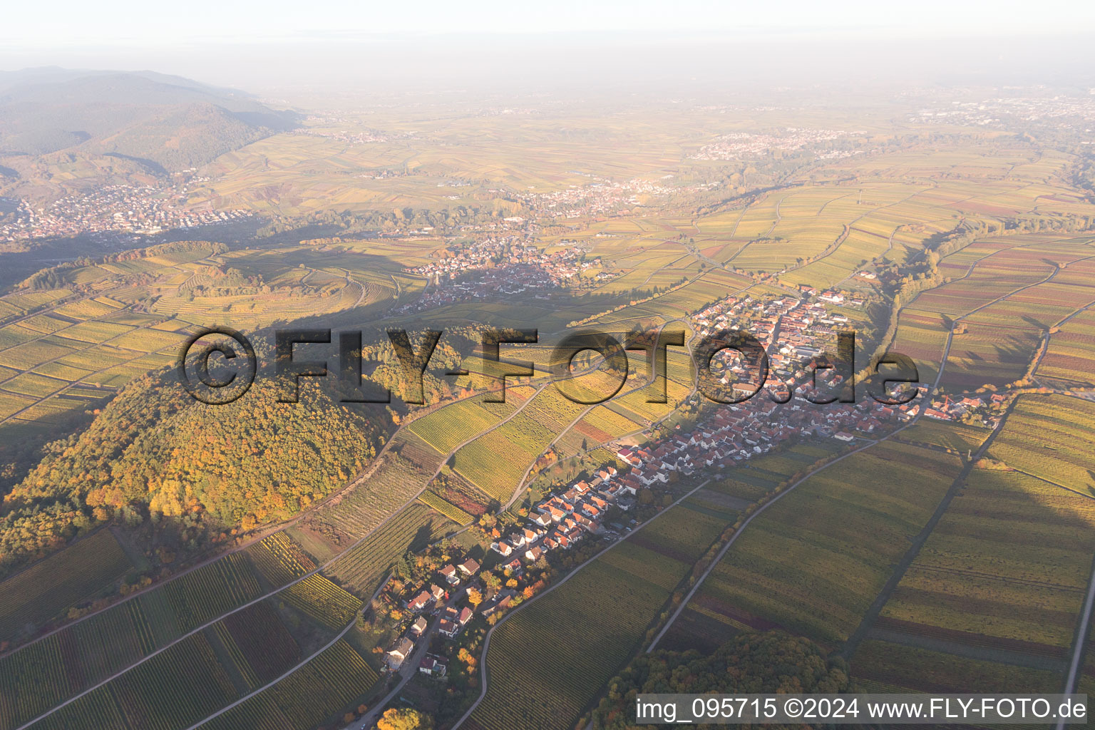 Ranschbach im Bundesland Rheinland-Pfalz, Deutschland von der Drohne aus gesehen