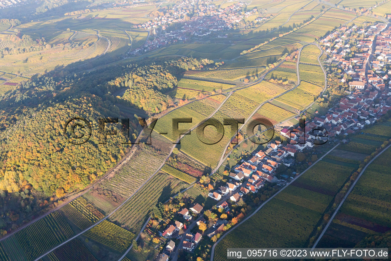 Luftbild von Ranschbach im Bundesland Rheinland-Pfalz, Deutschland