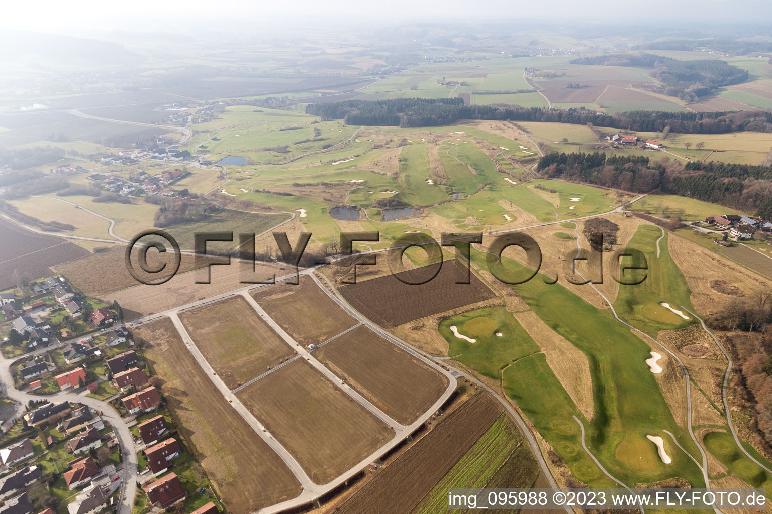 Luftaufnahme von Bad Birnbach Golfclub Bella Vista im Bundesland Bayern, Deutschland