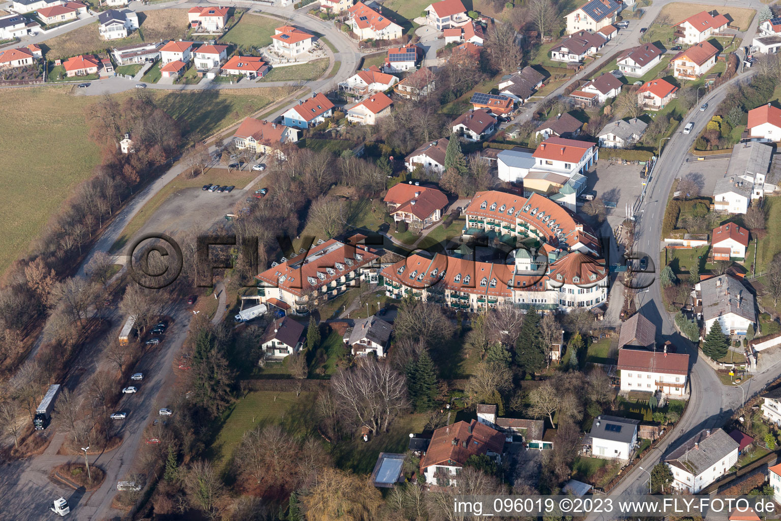 Bad Griesbach im Bundesland Bayern, Deutschland vom Flugzeug aus