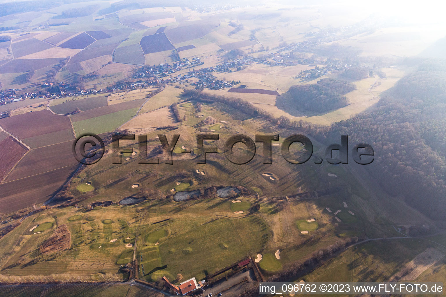 Luftbild von Kirch-Brombach im Bundesland Hessen, Deutschland