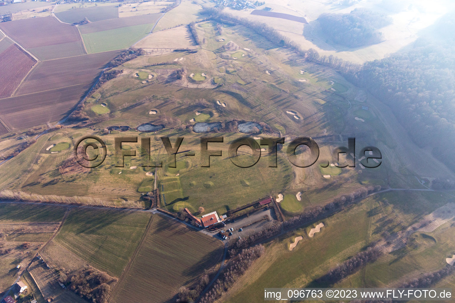 Luftaufnahme von Kirch-Brombach im Bundesland Hessen, Deutschland