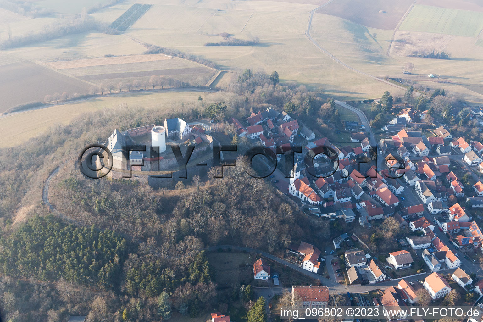 Hering im Bundesland Hessen, Deutschland von einer Drohne aus