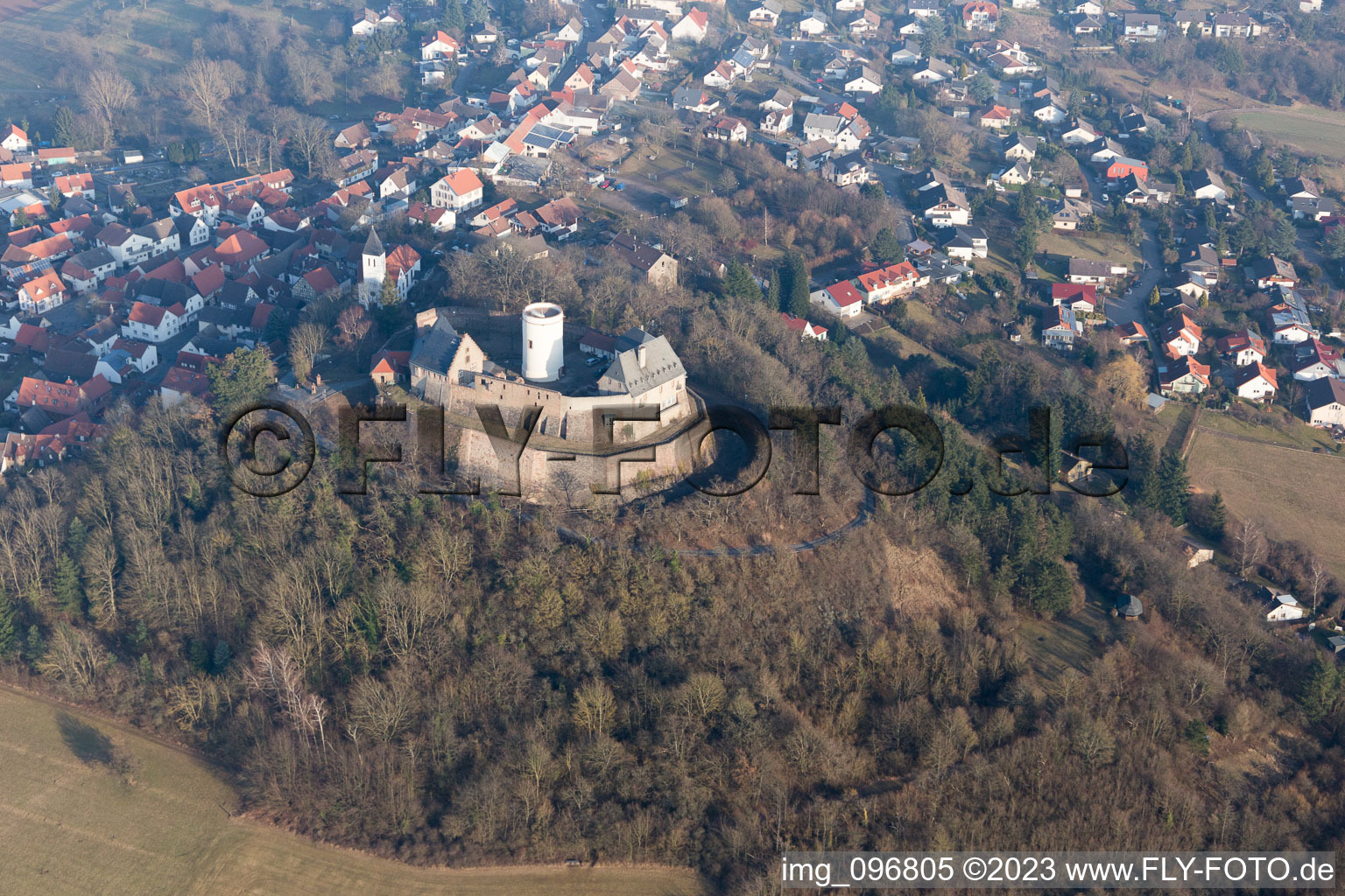 Luftbild von Hering im Bundesland Hessen, Deutschland