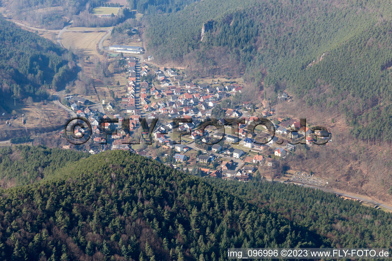 Lug im Bundesland Rheinland-Pfalz, Deutschland aus der Luft betrachtet