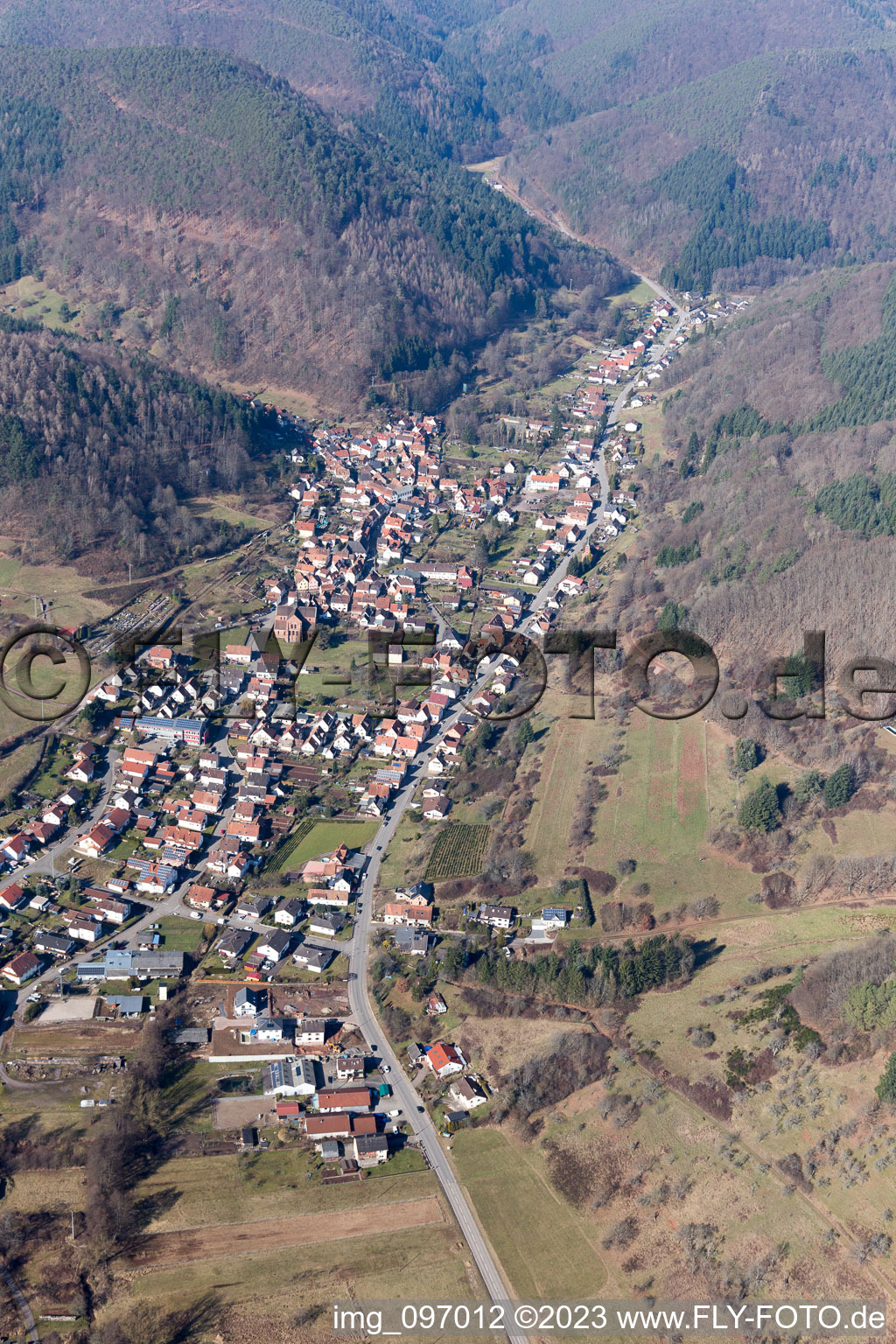 Ramberg im Bundesland Rheinland-Pfalz, Deutschland aus der Luft betrachtet