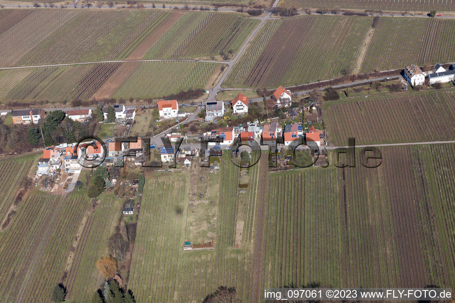 Edenkoben, Klosterstraße Siedlung im Bundesland Rheinland-Pfalz, Deutschland