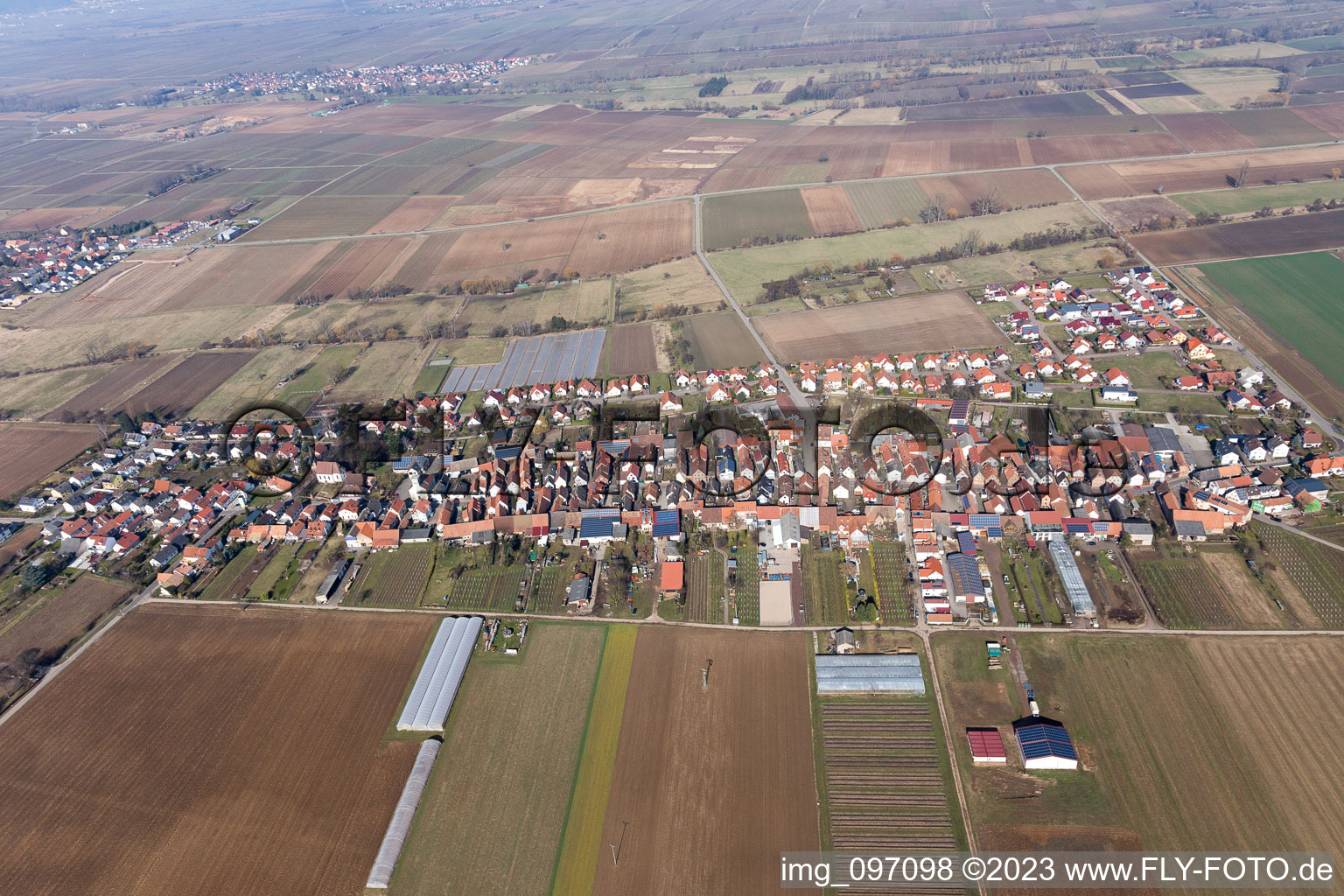 Luftaufnahme von Böbingen im Bundesland Rheinland-Pfalz, Deutschland
