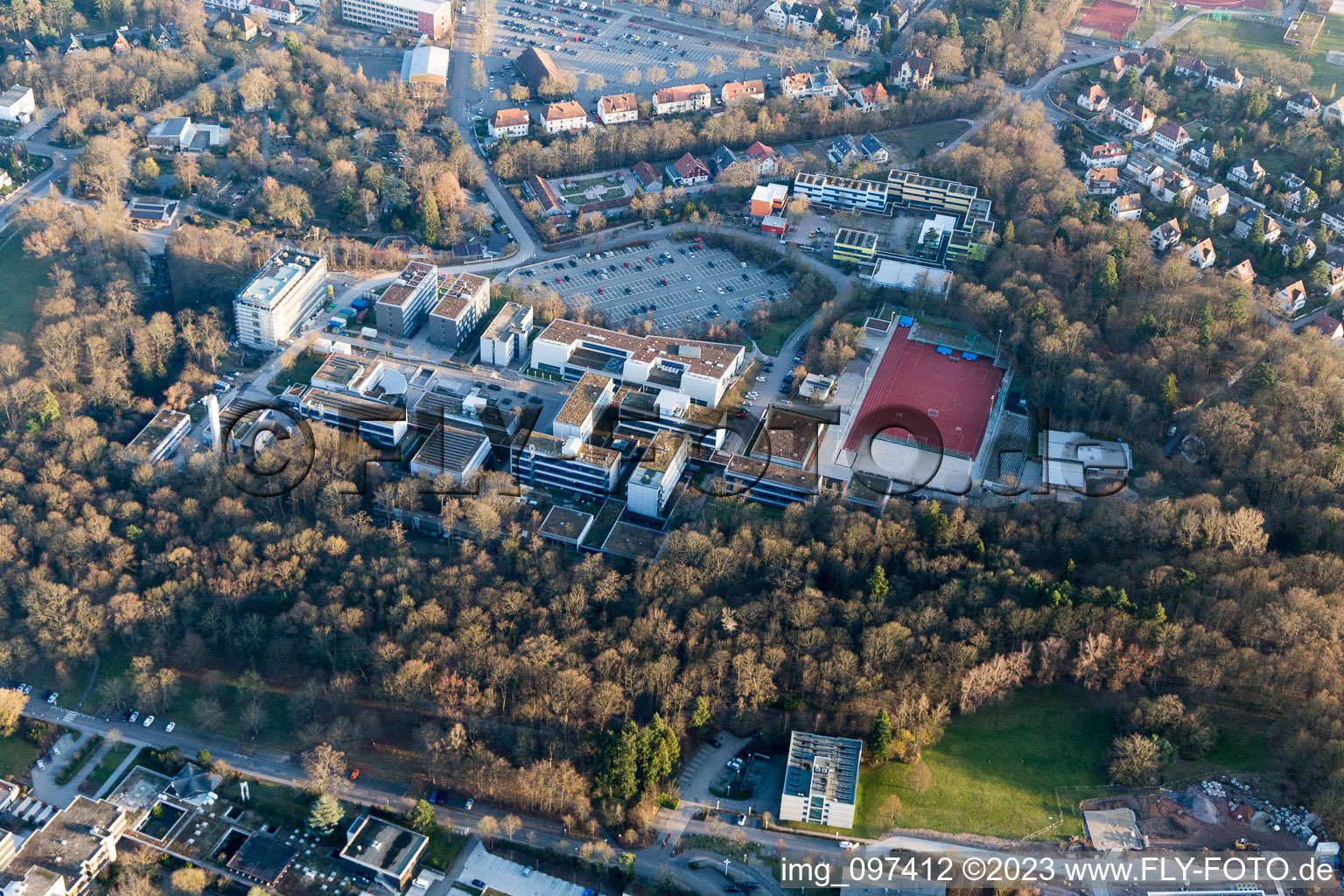 Landau in der Pfalz im Bundesland Rheinland-Pfalz, Deutschland aus der Drohnenperspektive