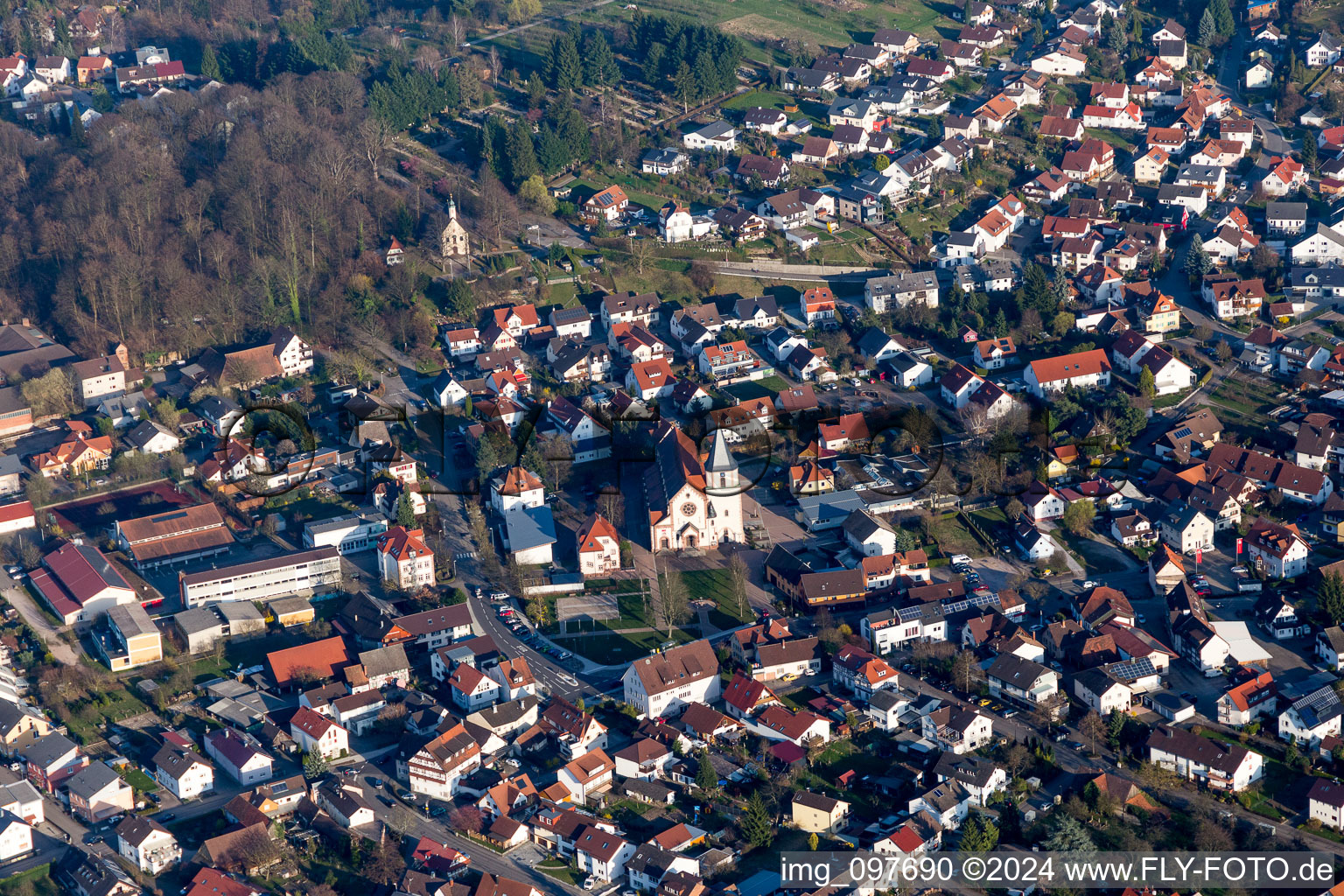 St. Stefan im Ortsteil Oberachern in Achern im Bundesland Baden-Württemberg, Deutschland