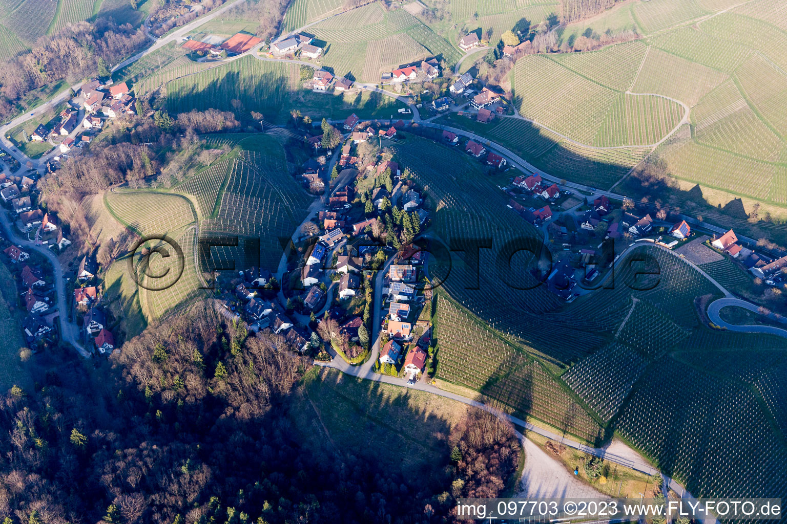 Luftbild von Illenau im Bundesland Baden-Württemberg, Deutschland