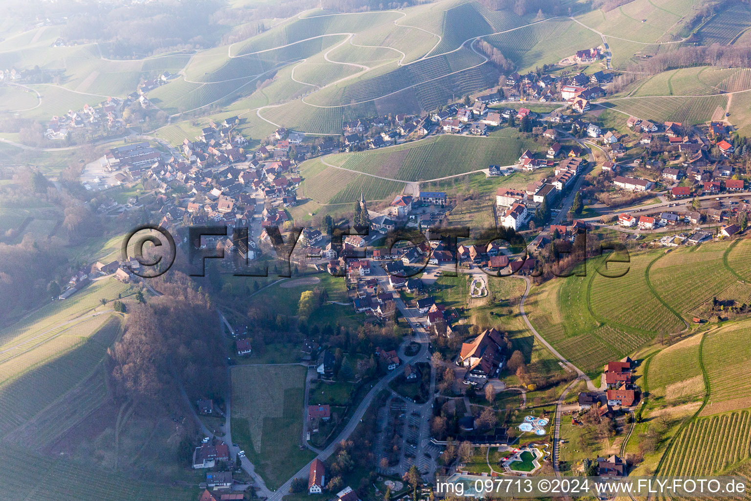 Büchelbach im Bundesland Baden-Württemberg, Deutschland aus der Luft