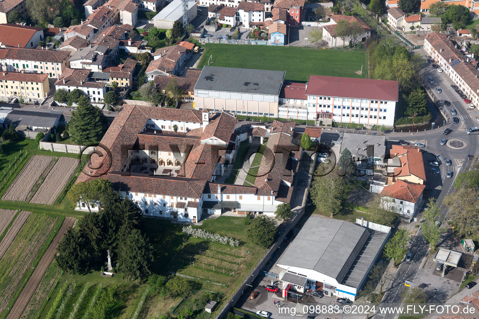 San Vito al Tagliamento im Bundesland Friaul-Julisch Venetien, Italien aus der Luft