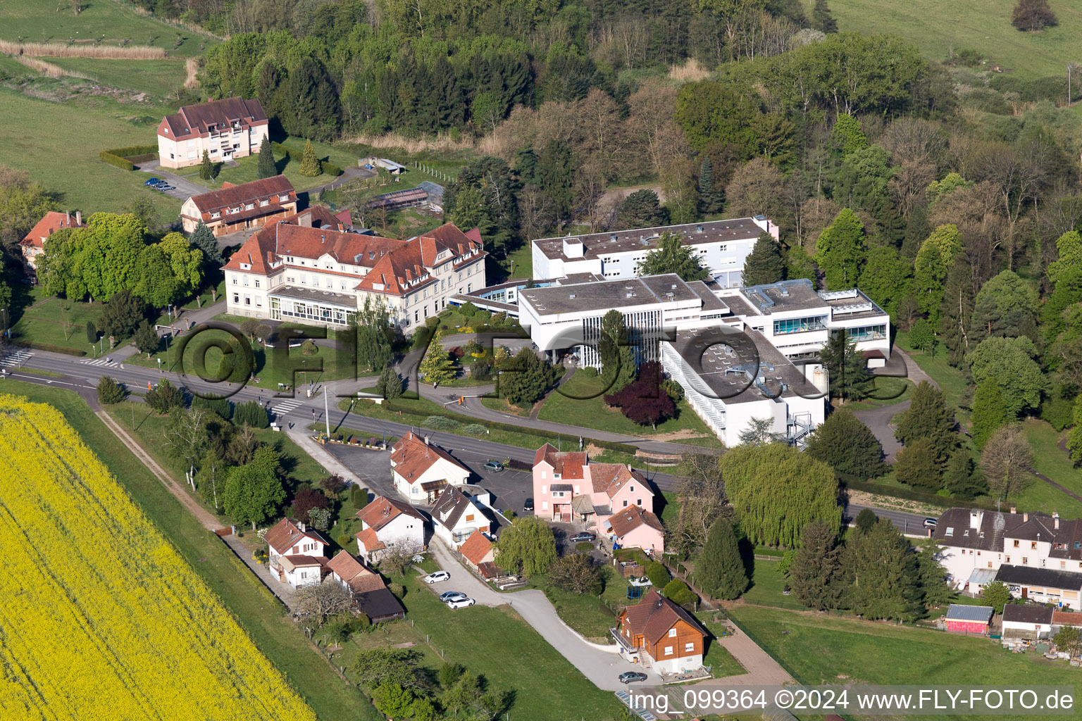 Thermen von Moosbronn in Morsbronn-les-Bains im Bundesland Bas-Rhin, Frankreich