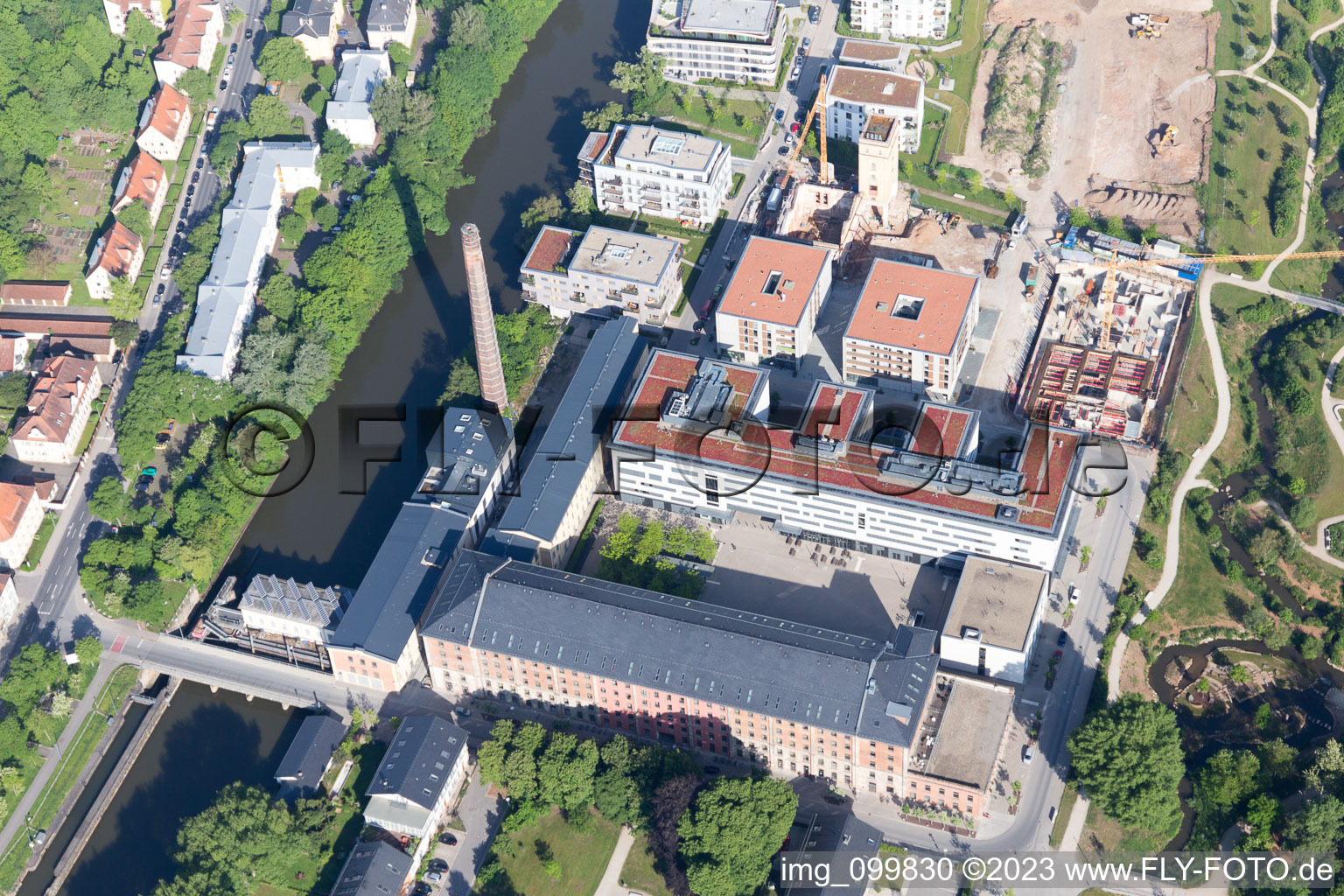Luftaufnahme von Bamberg im Bundesland Bayern, Deutschland