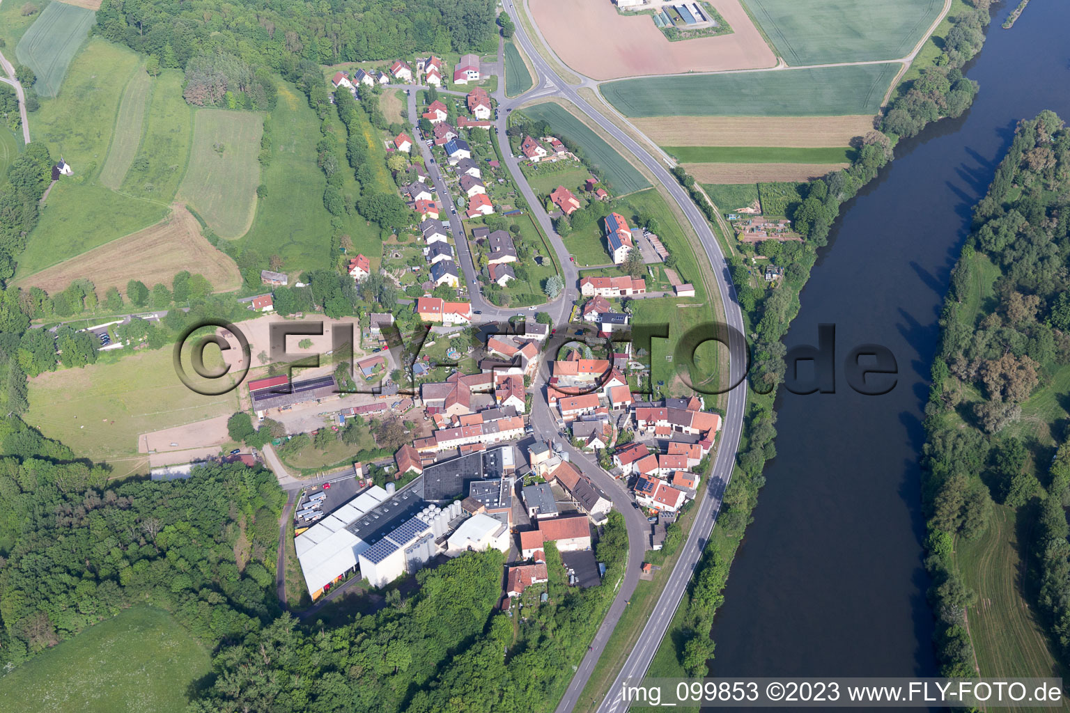 Luftbild von Eschenbach im Bundesland Bayern, Deutschland