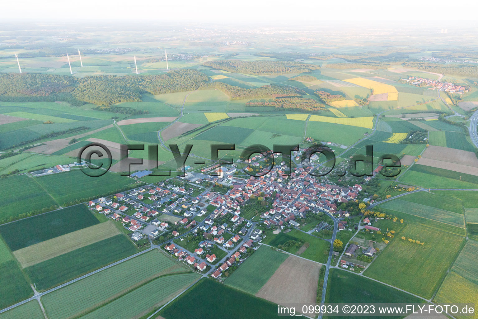 Luftbild von Greßthal im Bundesland Bayern, Deutschland