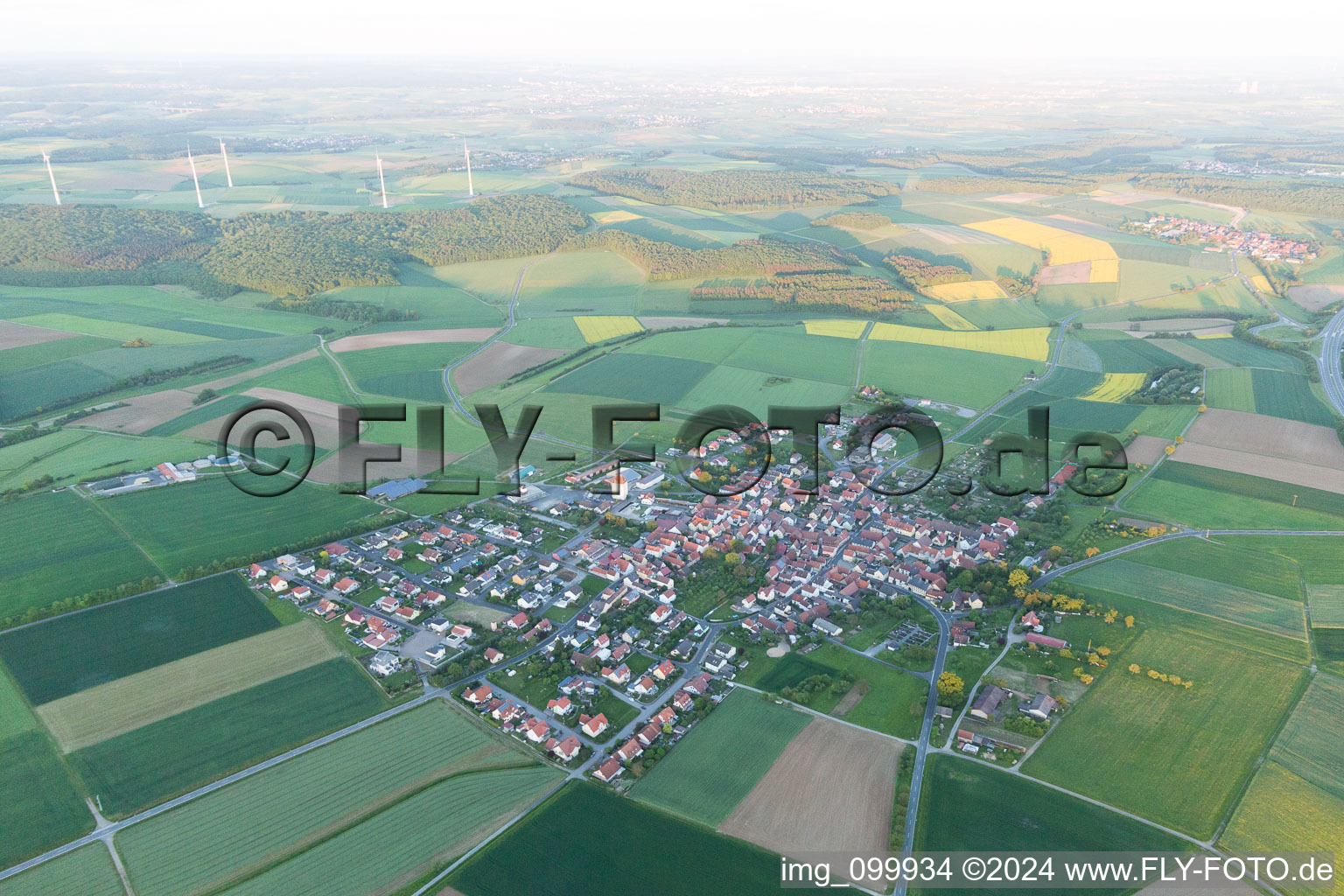 Luftbild von Greßthal im Bundesland Bayern, Deutschland