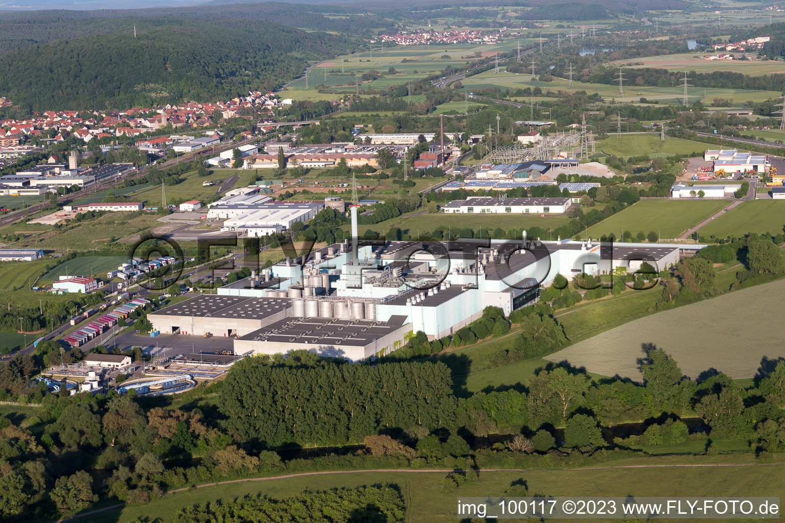 Limbach im Bundesland Bayern, Deutschland aus der Drohnenperspektive