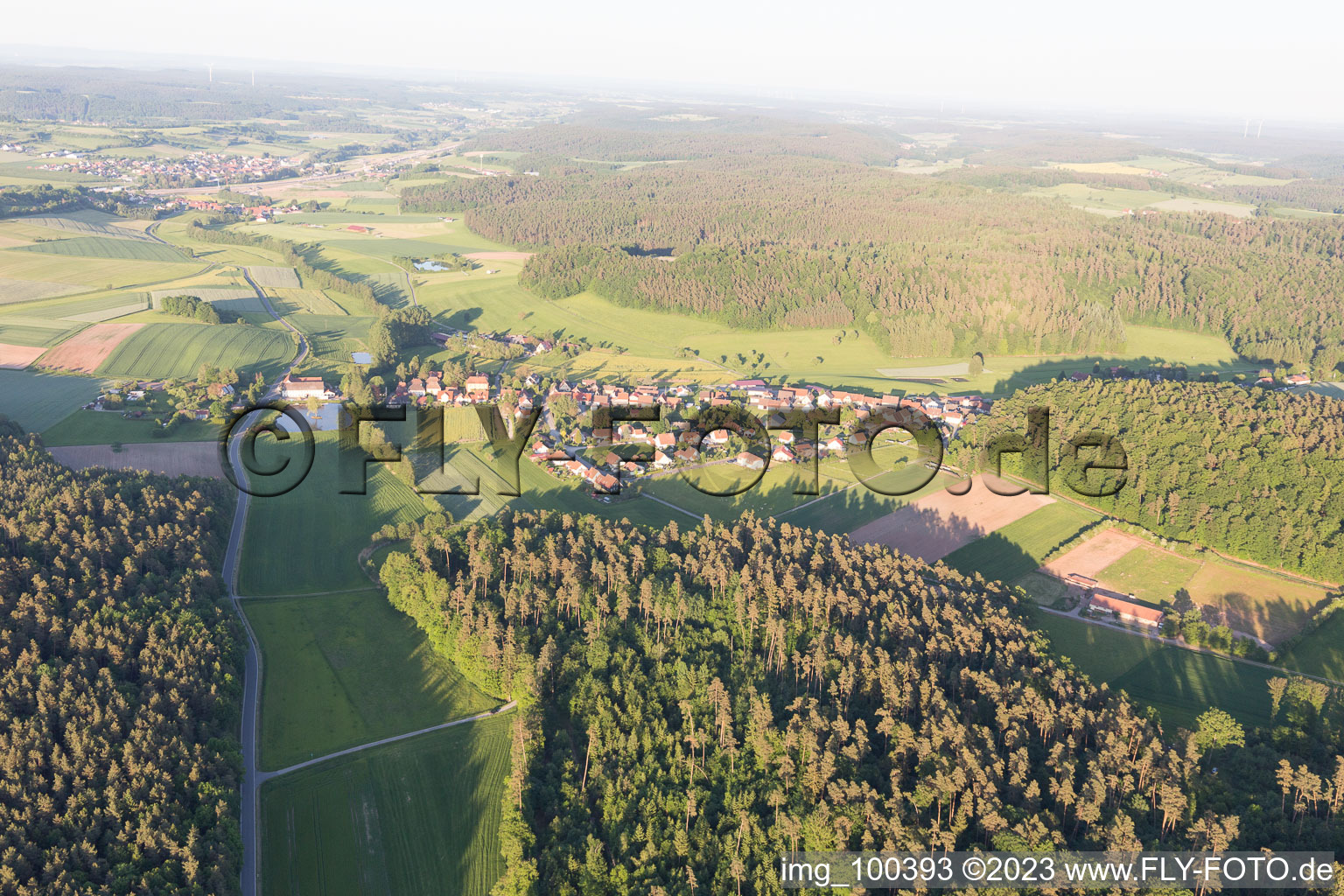 Luftaufnahme von Rehweiler im Bundesland Bayern, Deutschland