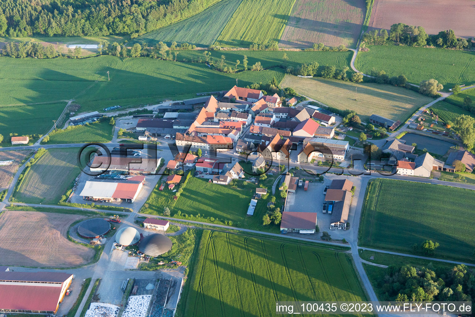 Luftbild von Kappel im Bundesland Bayern, Deutschland