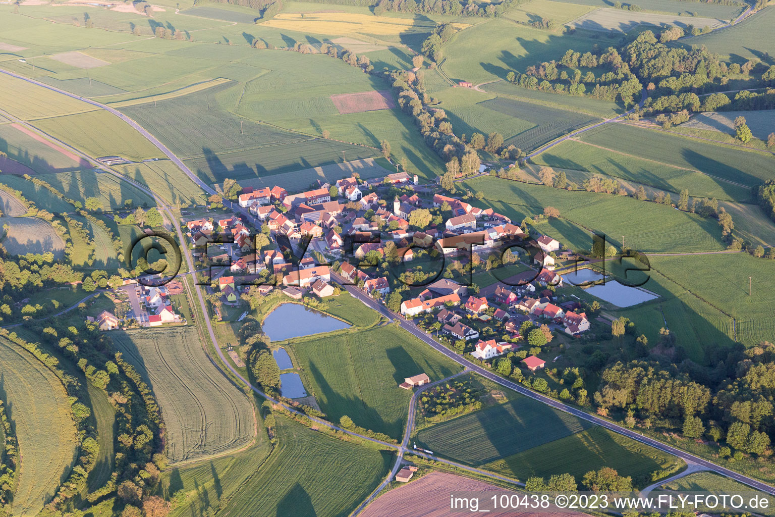 Luftaufnahme von Kötsch im Bundesland Bayern, Deutschland