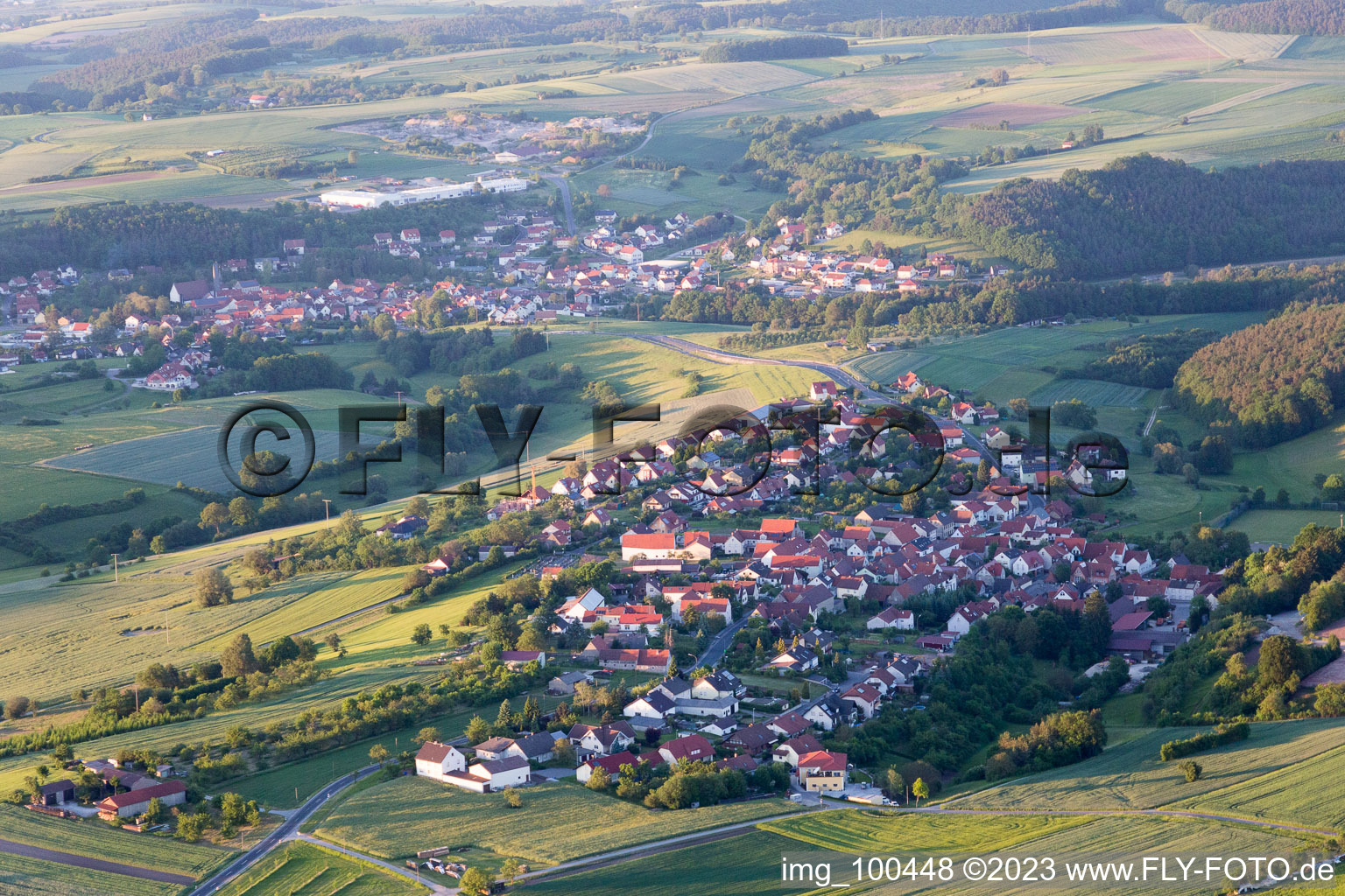 Luftbild von Dankenfeld im Bundesland Bayern, Deutschland
