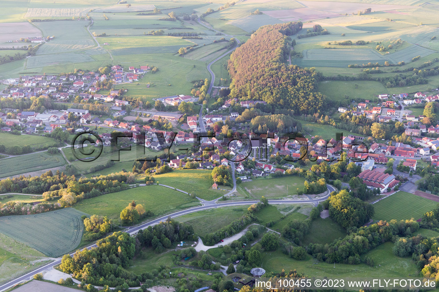 Luftbild von Trossenfurt im Bundesland Bayern, Deutschland
