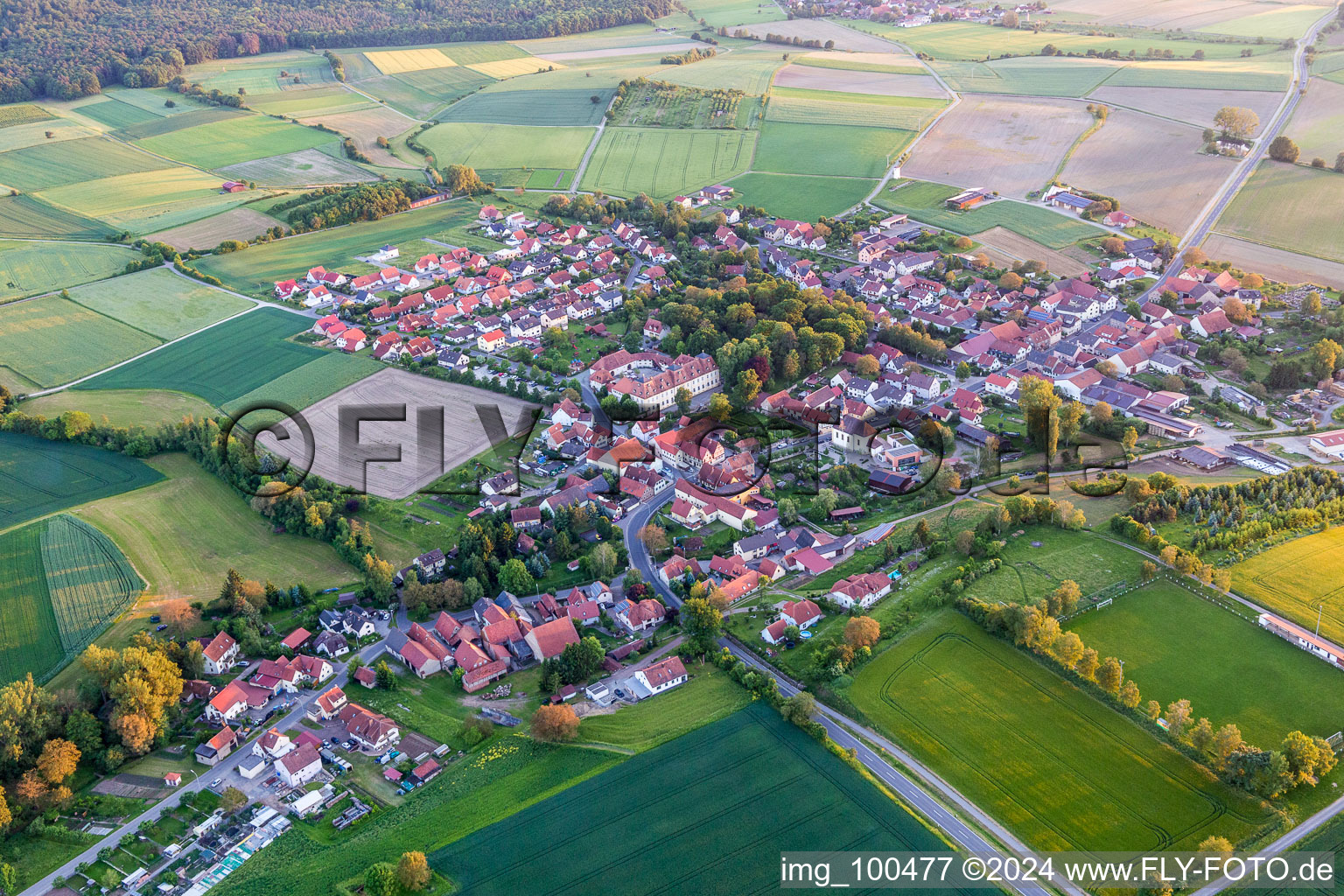 Ortsteil Oberschwappach in Knetzgau im Bundesland Bayern, Deutschland