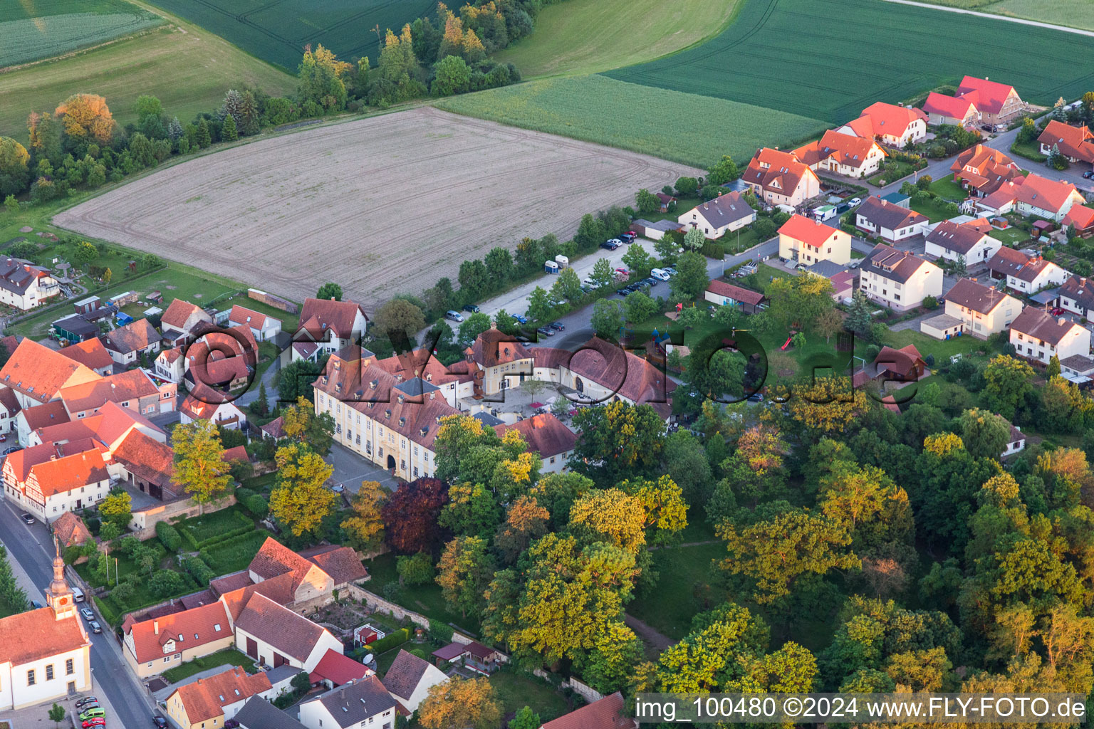 Schloss Oberschwappach in Knetzgau im Bundesland Bayern, Deutschland