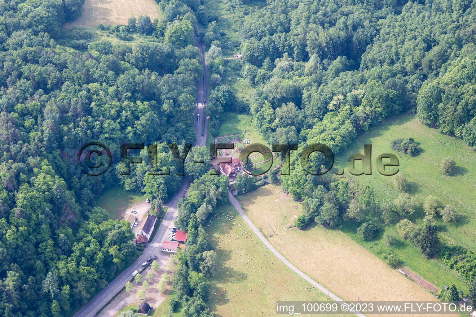 Luftbild von Sankt Germannshof im Bundesland Rheinland-Pfalz, Deutschland