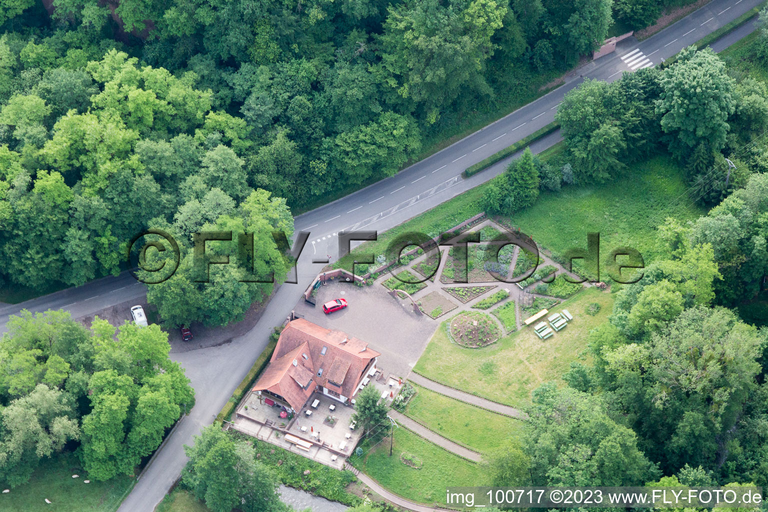 Luftaufnahme von Sankt Germannshof im Bundesland Rheinland-Pfalz, Deutschland
