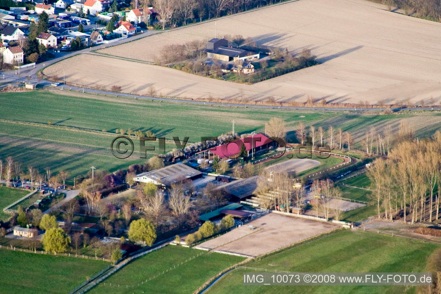 Drohnenbild von Waldsee im Bundesland Rheinland-Pfalz, Deutschland