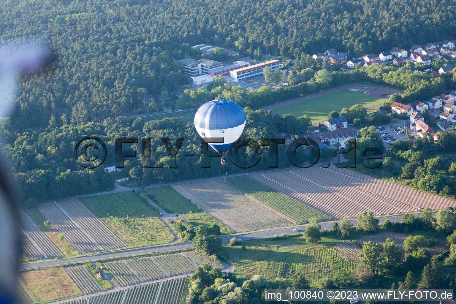 Dudenhofen im Bundesland Rheinland-Pfalz, Deutschland von einer Drohne aus