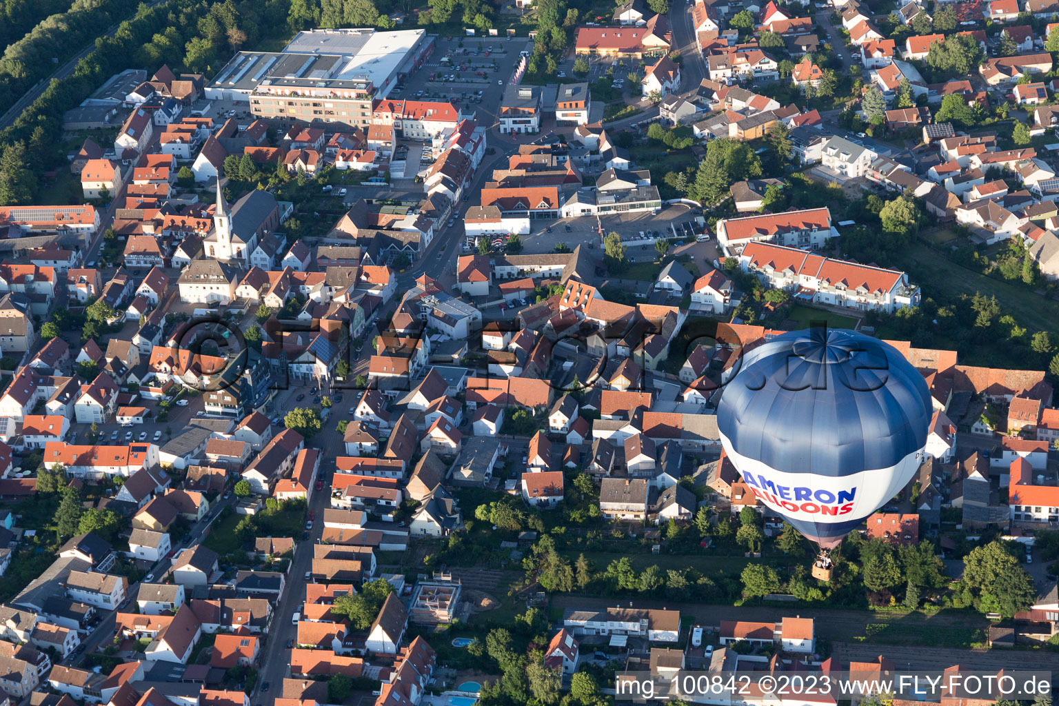 Luftbild von Dudenhofen im Bundesland Rheinland-Pfalz, Deutschland