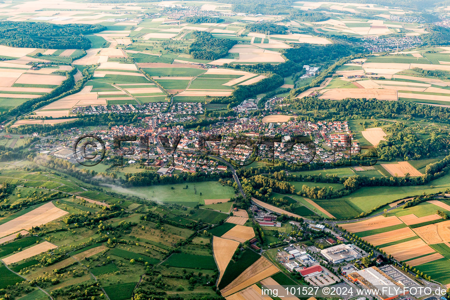 Ortsteil Enzweihingen in Vaihingen an der Enz im Bundesland Baden-Württemberg, Deutschland