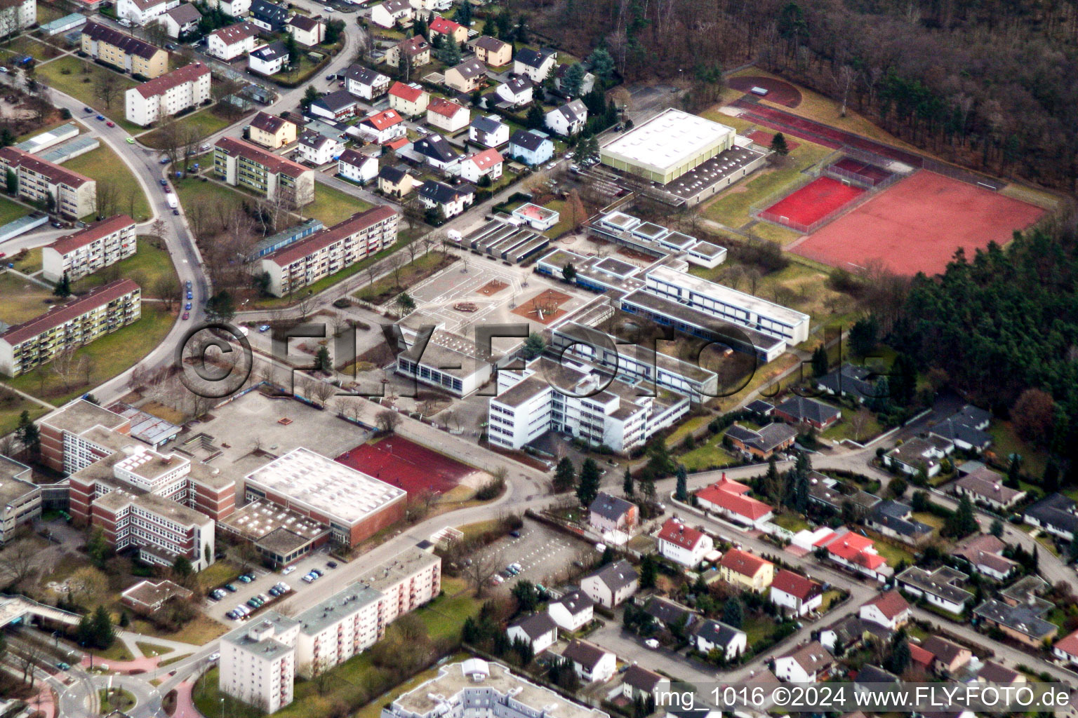 Luftbild von Dorschberg in Wörth am Rhein im Bundesland Rheinland-Pfalz, Deutschland