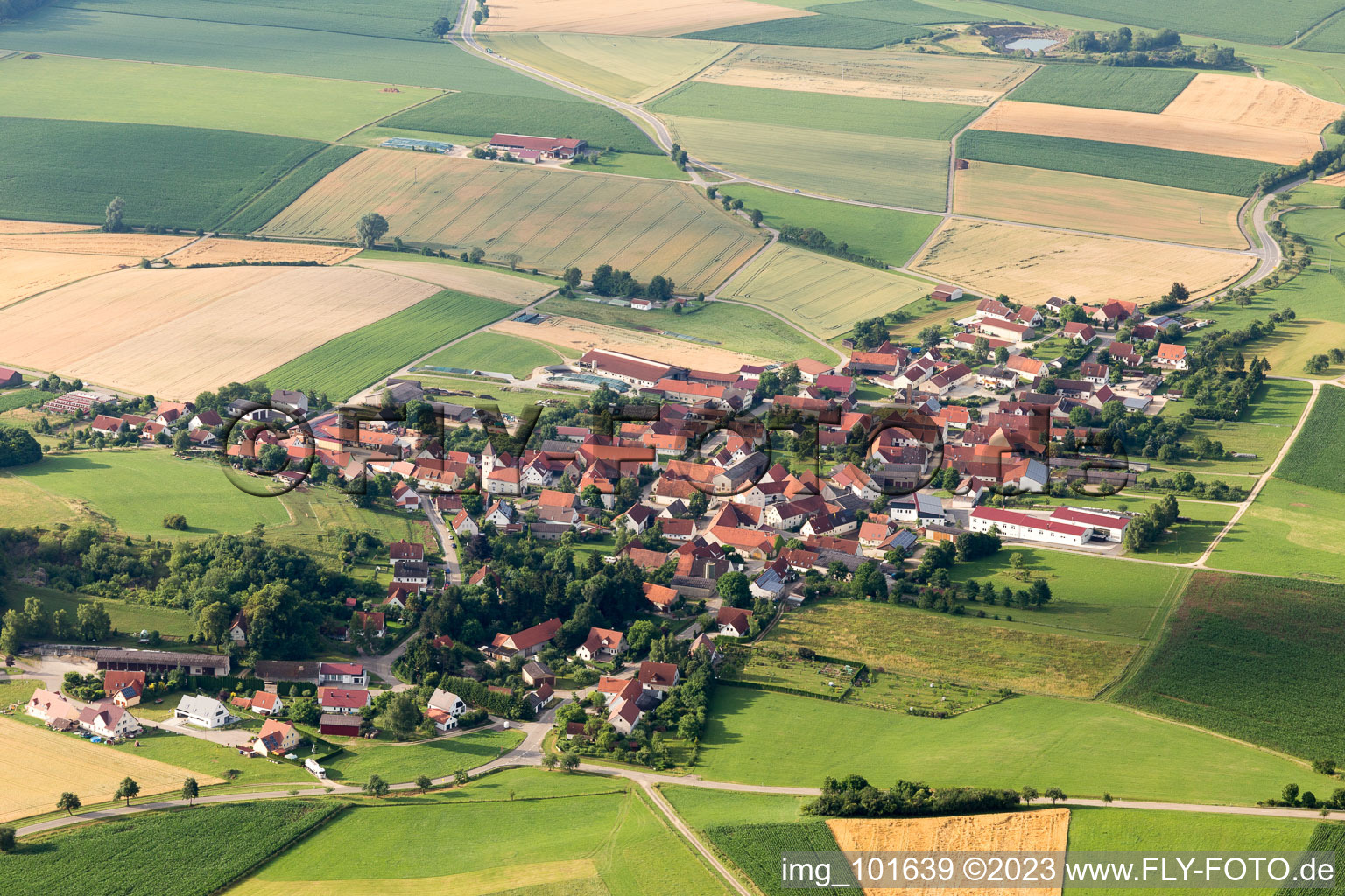 Forheim im Bundesland Bayern, Deutschland von oben gesehen